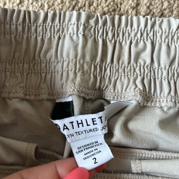 Athleta Brooklyn Textured Jogger Camo Abalone Grey Cream - Picture 7 of 10